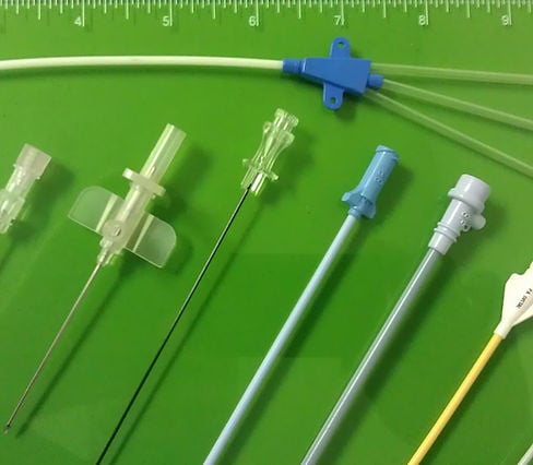 Medical Device Needes and Catheters Plastic Insert Molded Examples