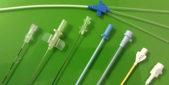 An Example of some of the catheters aberdeen technologies has helped manufacture using insert molding